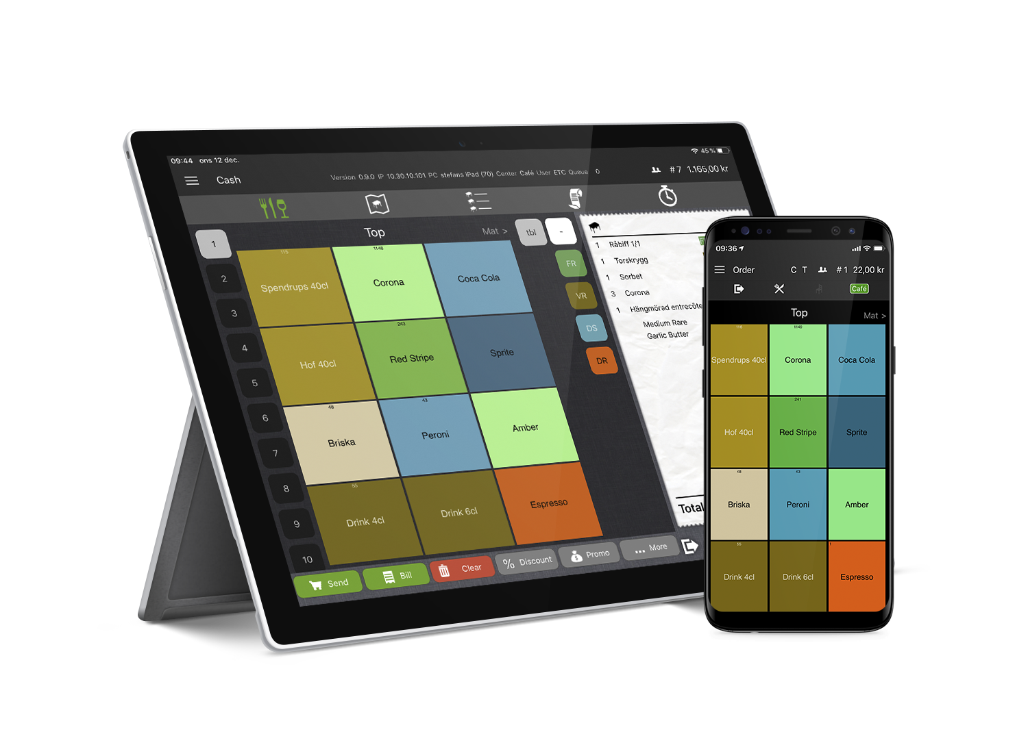 Trivec-POS-Surface-Android